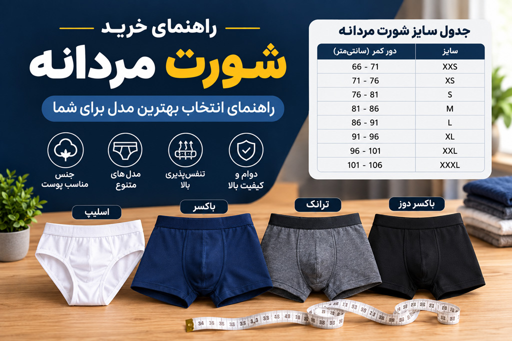 راهنمای خرید شورت مردانه